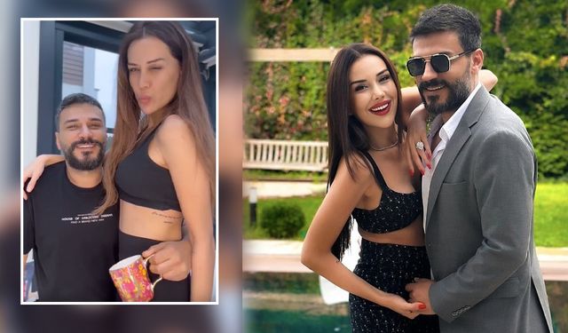 TikTok akımına ayak uydurdular: Engin Polat, Dilan Polat'ın belini sardı