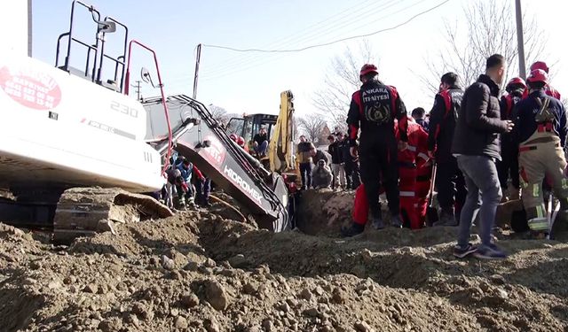 Ankara'da göçük, 2 İşçi hayatını kaybetti