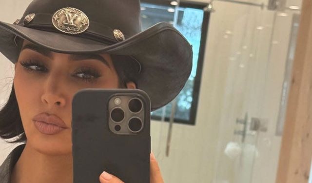 Kim Kardashian kovboy oldu: Özel kutlama