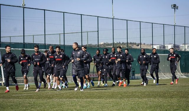 Gaziantep FK, Galatasaray maçının hazırlıklarını sürdürdü