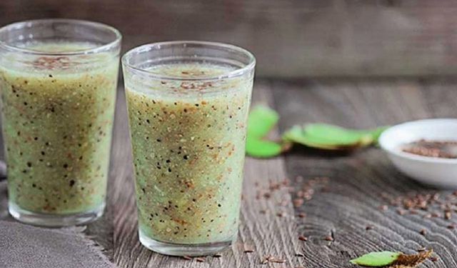 Smoothie yaparken keten tohumu kullanın