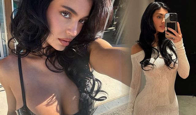 Kylie Jenner derin dekolteden vazgeçmiyor: Nefes kesti