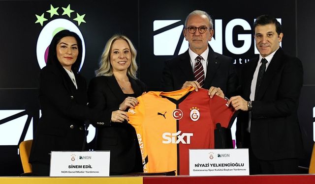 Galatasaray Kulübü ile teknoloji firması NGN sponsorluk anlaşması imzaladı