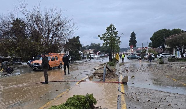 Muğla'da sağanak etkili oluyor