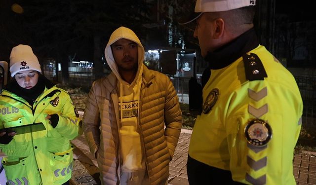 Polisin plaka sorusuna alkollü sürücünün ilginç cevabı!