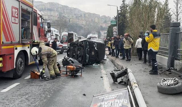 Araç içerisinde fenalaştı, kontrolünü kaybederek kaza yaptı