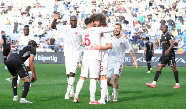 Gol düellosuna sahne olan maçı Hatayspor kazandı