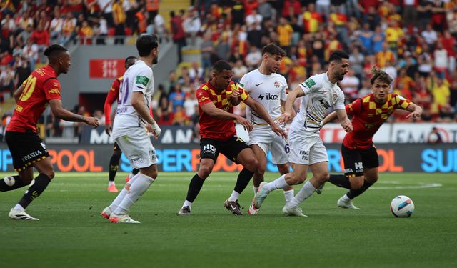 Göztepe - Eyüpspor karşılaşmasından kazanan çıkmadı!