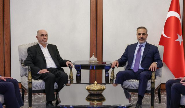 Dışişleri Bakanı Fidan, Hamas heyetiyle görüştü