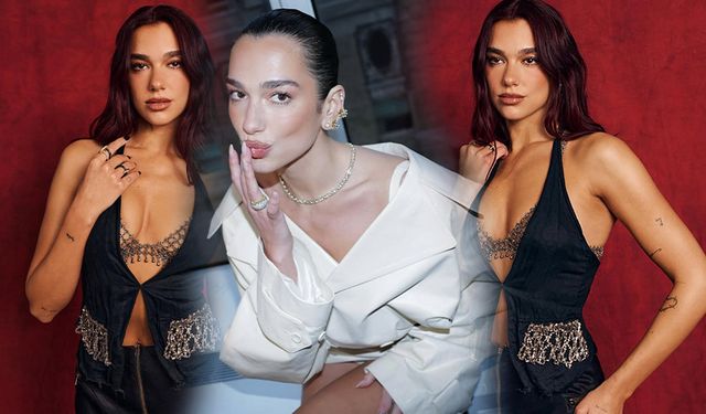 Dua Lipa nefes kesti: Cesur kıyafeti ve fit görüntüsüyle galaya damga vurdu!