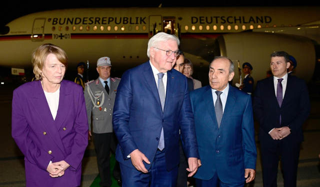 Almanya Cumhurbaşkanı Steinmeier, Azerbaycan'da