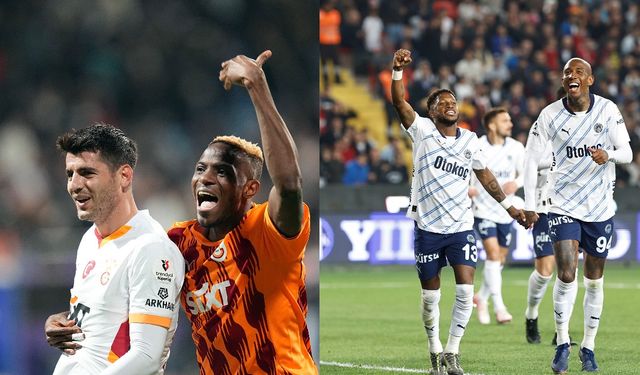 Şampiyonluğa beş kala: Galatasaray ve Fenerbahçe'nin kalan maçları