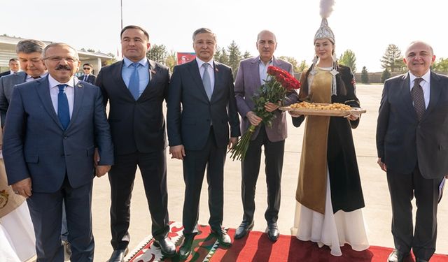 TBMM Başkanı Kurtulmuş, Kırgızistan'da