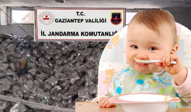 Anne babalar dikkat! Gaziantep’te 10 ton sahte bebek maması ele geçirildi