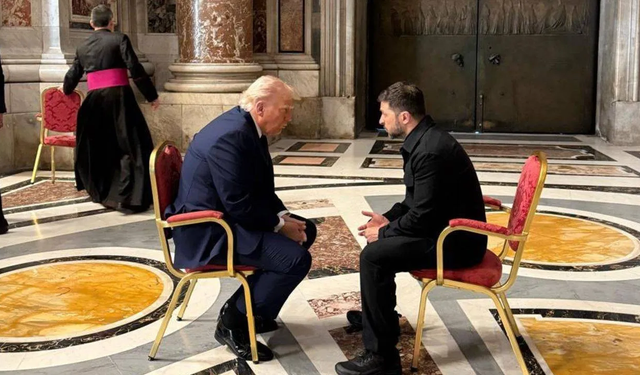 Gerilimin ardından ilk kez buluştular: Trump ve Zelenskiy bir arada