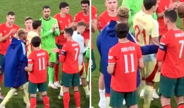 Lamine Yamal'ın Ronaldo'ya şok hareket!