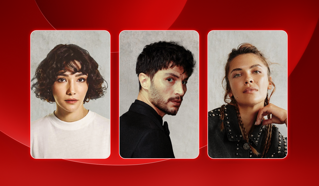 İlhan Şen, Aybüke Pusat ve Biran Damla Yılmaz 'Halef'te buluştu