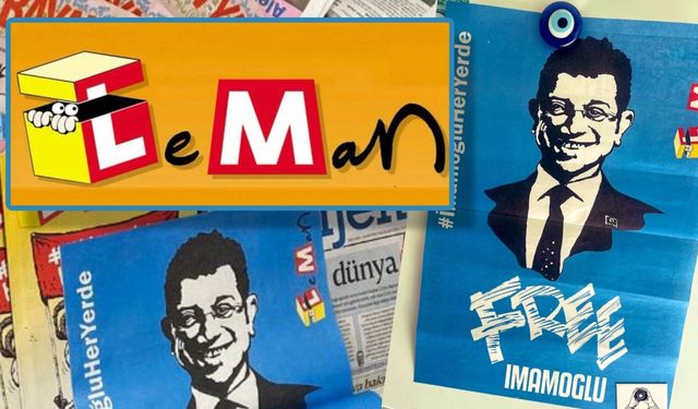 Yasaklara karşı mizah susmadı: Leman ‘Free İmamoğlu’ posteri dağıttı!
