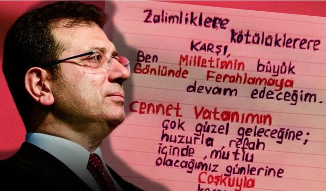 Ekrem İmamoğlu direncini koruyor: 'Zalimliklere ve kötülüklere karşı...'