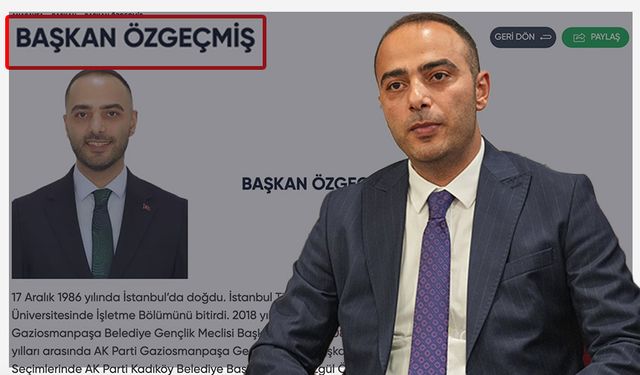 Başkanvekili seçilen AK Partili, resmi sitede 'başkan' olarak geçiyor!