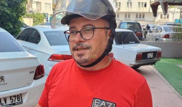 Otomobil sürücüsüne ‘kask' cezası şoku!