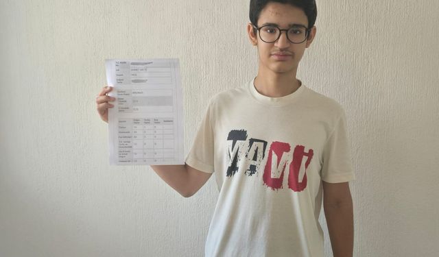 LGS'de tek yanlış yaptı: Türkiye birinciliğini kıl payı kaçırdı