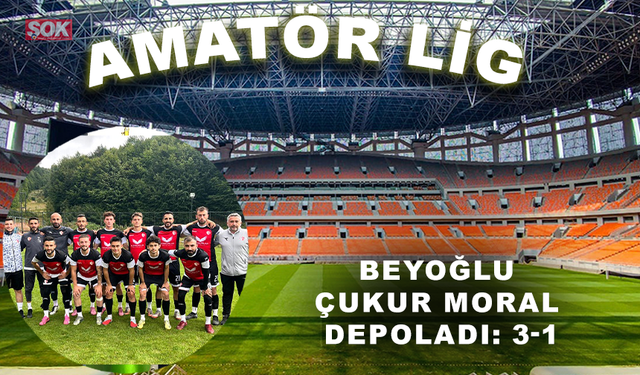 Beyoğlu Çukur moral depoladı: 3-1