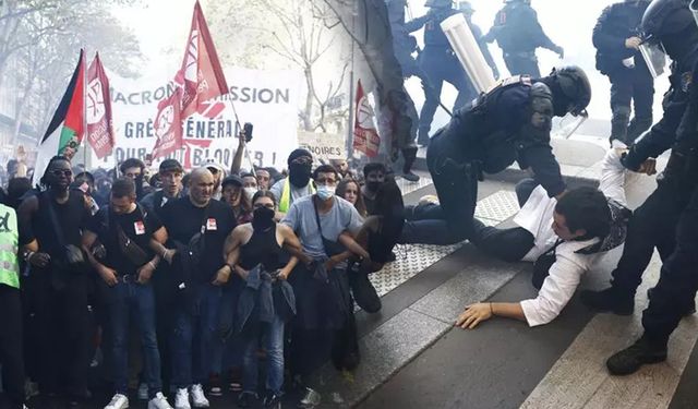 Fransa karıştı! Polis müdahalesi sonrası yüzlerce gözaltı