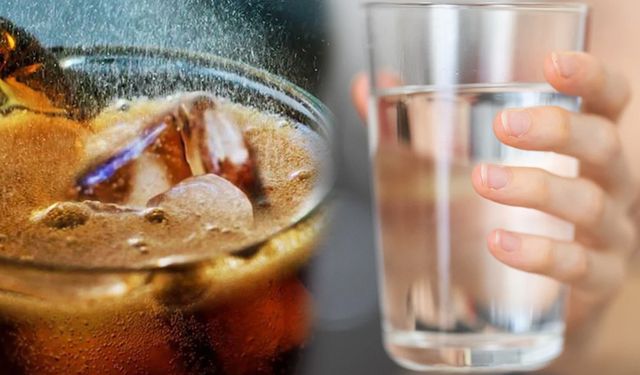 Su yerine gazlı içecek tüketmek sindirimi bozuyor