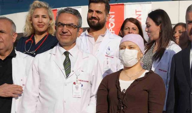 Kanseri yenen Didem için gökyüzüne balonlar bırakıldı