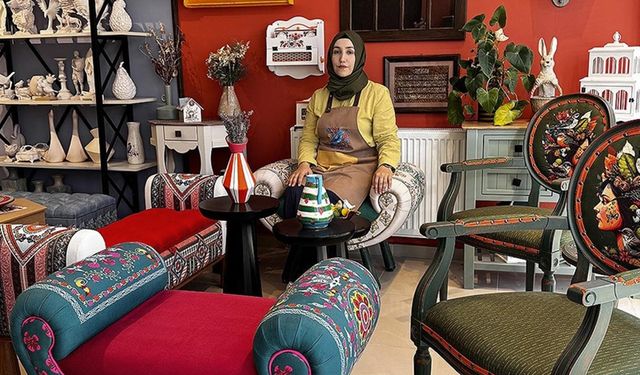Hobi olarak başladığı el sanatı, devlet desteğiyle mesleği oldu