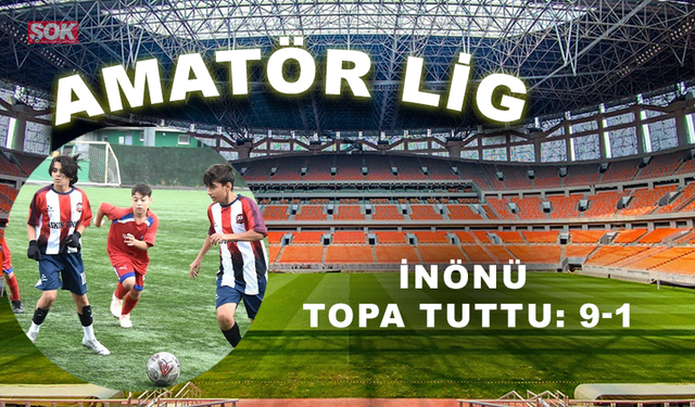 İnönü topa tuttu: 9-1