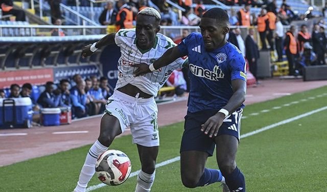 Kasımpaşa-TÜMOSAN Konyaspor maçı 1-1 sona erdi