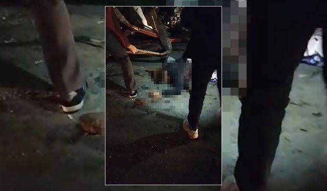 Feci kaza! Otomobil bariyere çarptı, sürücü ağır yaralı