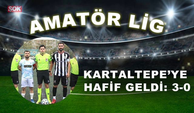 Kartaltepe’ye hafif geldi: 3-0