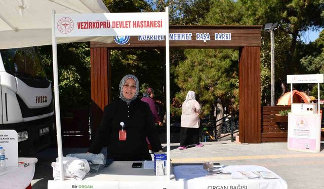 Vezirköprü’de organ bağışına farkındalık oluşturuldu