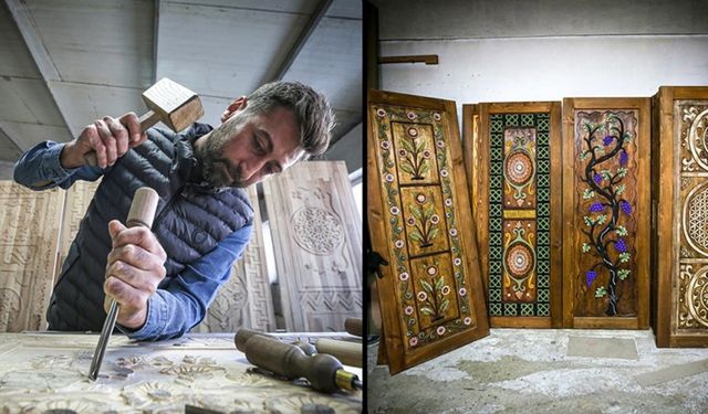 Ahşabı sanat eserine dönüştürdü, yurt dışından bile sipariş alıyor
