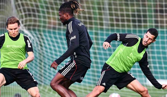 Beşiktaş, Fatih Karagümrük maçı hazırlıklarını sürdürdü