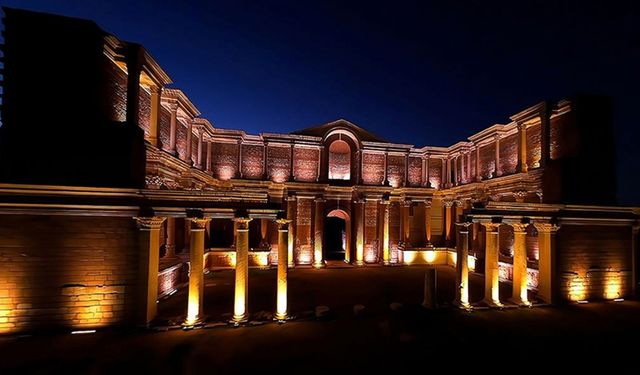 Sardes Antik Kenti'nde gece müzeciliği nisanda başlayacak