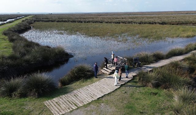 Kızılırmak Deltası Kuş Cenneti'ni son 2 yılda 220 bin kişi ziyaret etti