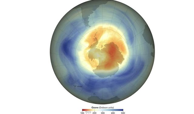 NASA: Antarktika üzerindeki ozon deliğinin boyutu, son 30 yılın en düşük seviyesinde