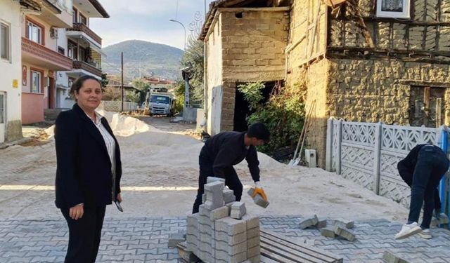 Bayırköy'de caddeler yenileniyor