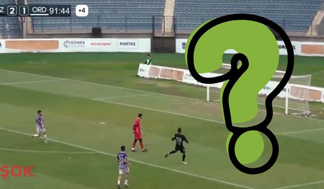 3. Lig’de skandal! Kaleci dondu kaldı, gol sosyal medyada patladı