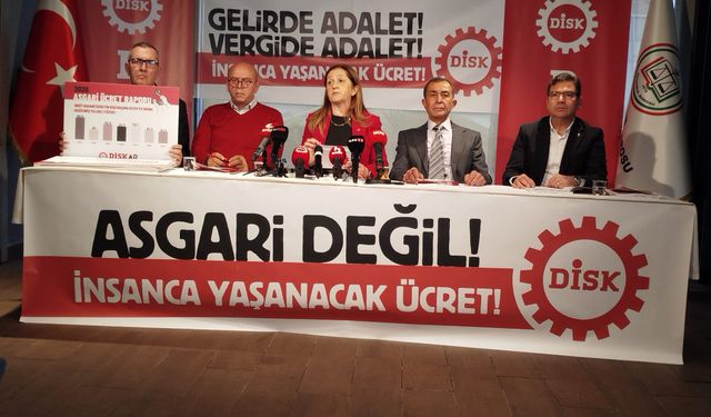 DİSK asgari ücret talebi ne kadar oldu? DİSK asgari ücret teklifi 2025