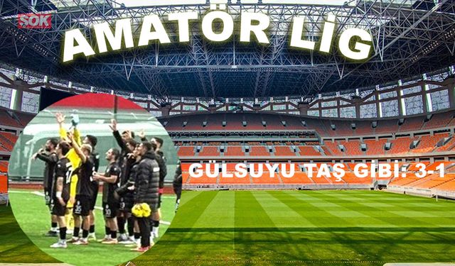 Gülsuyu taş gibi: 3-1