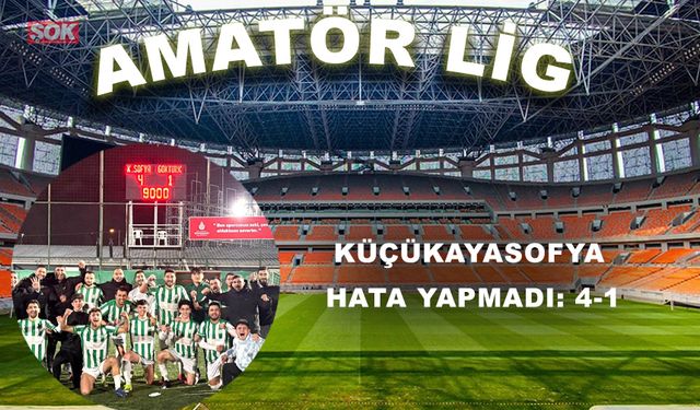 Küçükayasofya hata yapmadı: 4-1
