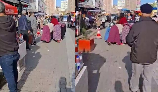 Kadınlar saç başa kavgaya tutuştu: O anlar kamerada