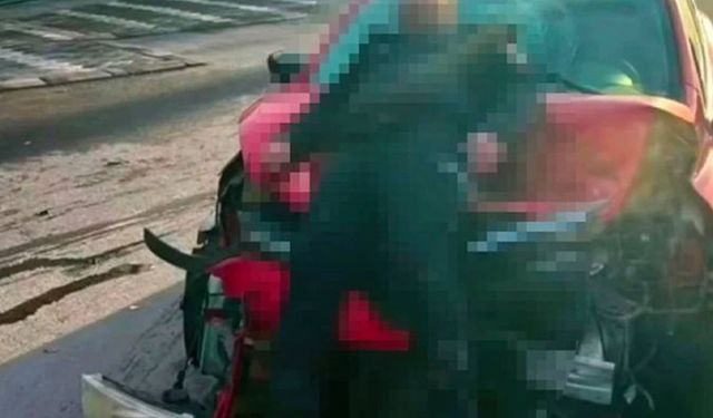 Şok olay: Eski eşiyle evli olan polise çarptı, o anları paylaştı