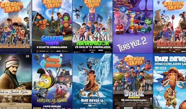 Türkiye’de en çok izlenen animasyon filmlerin 7’si yerli yapım!