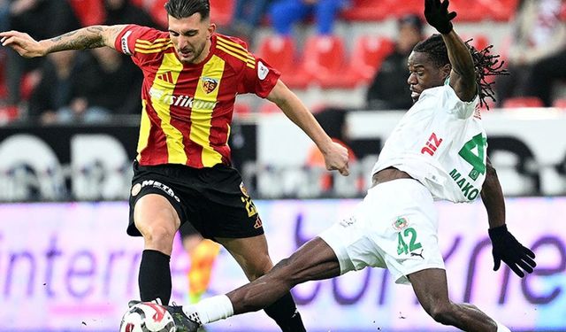 Kayserispor ile Alanyaspor berabere kaldı